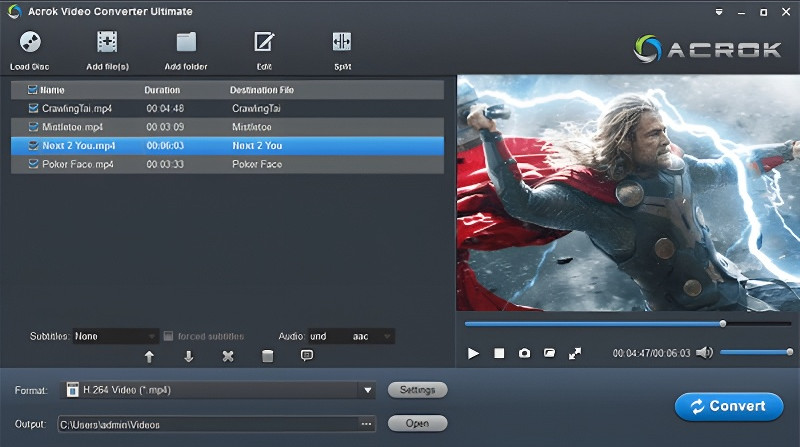 Acrok Video Converter Ultimate