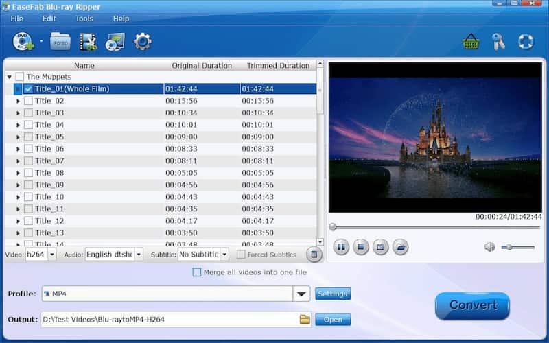 Easefab Blu Ray Ripper