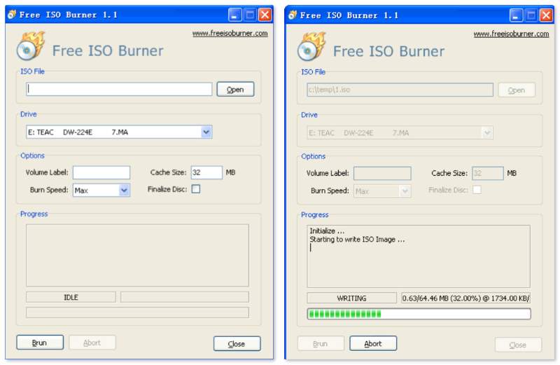 Free ISO Burner