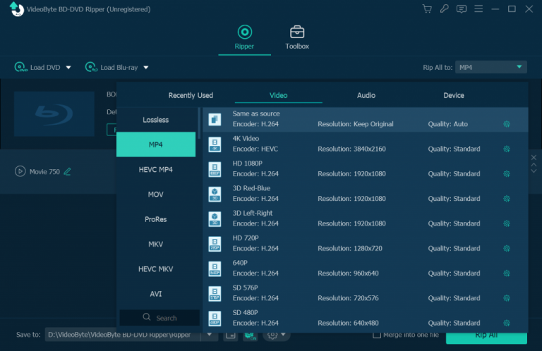Customize Audio Ripping Parametersd Resolution