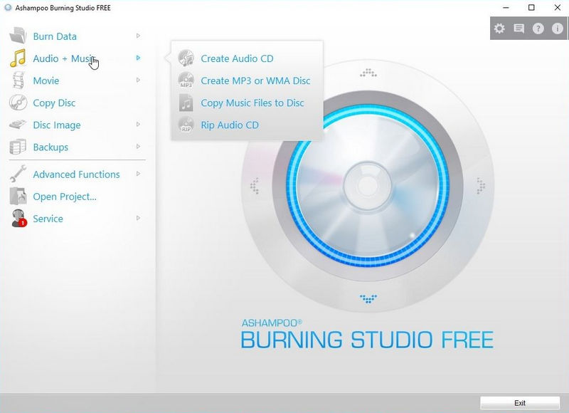 Ashampoo Interface