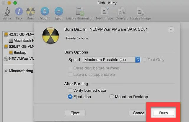 Burn ISO to Dvd MacOS
