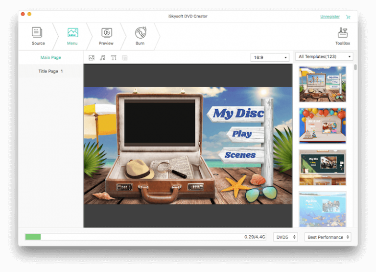 Import MKV Videos to iSkysoft DVD Creator