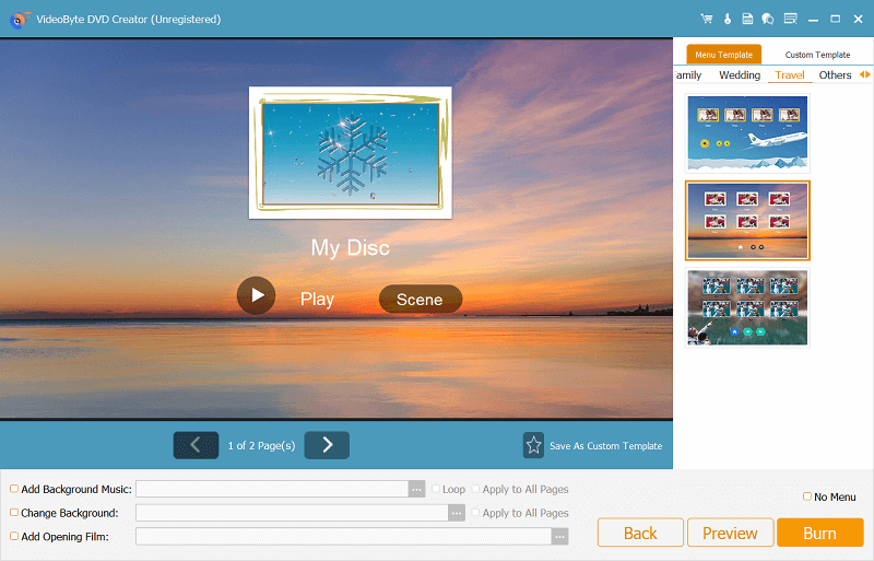 Personalize DVD Menu