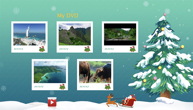 Christmas Style DVD Menu