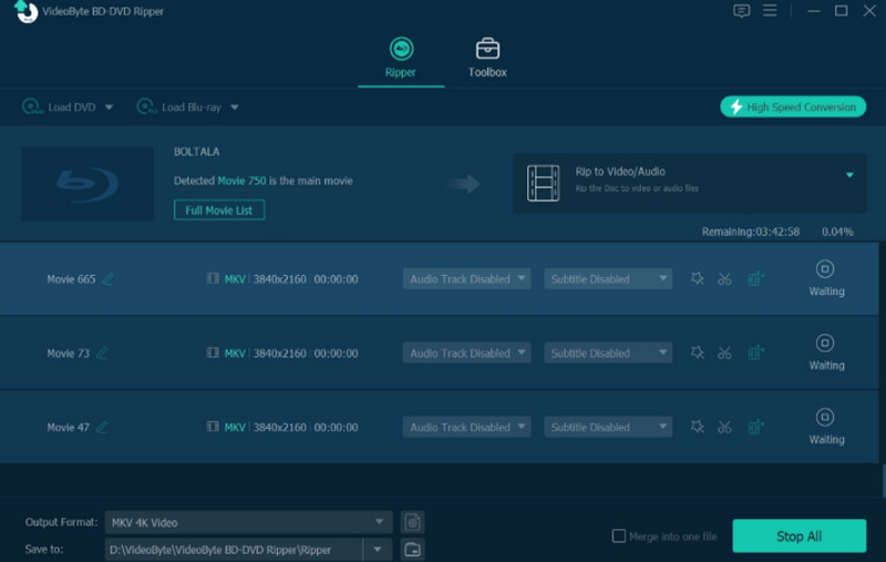 Start Ripping Process