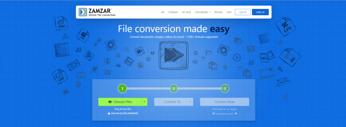 Zamzar Convert DVD to MP4