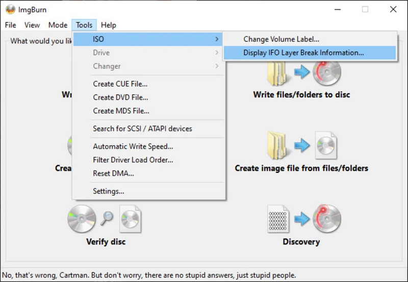 Imgburn Interface