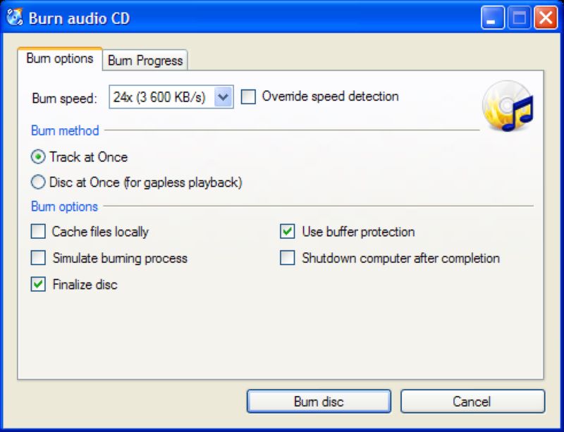 Cbdurnerxp Mainscreen