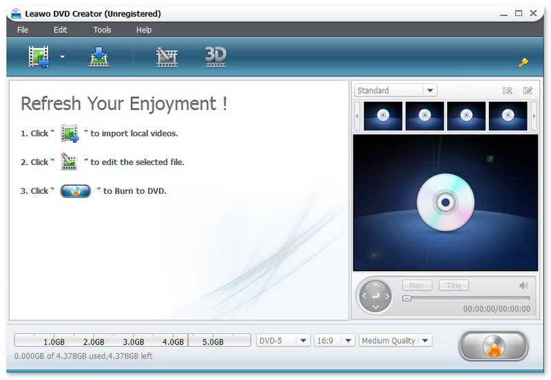 Leawo DVD Creator