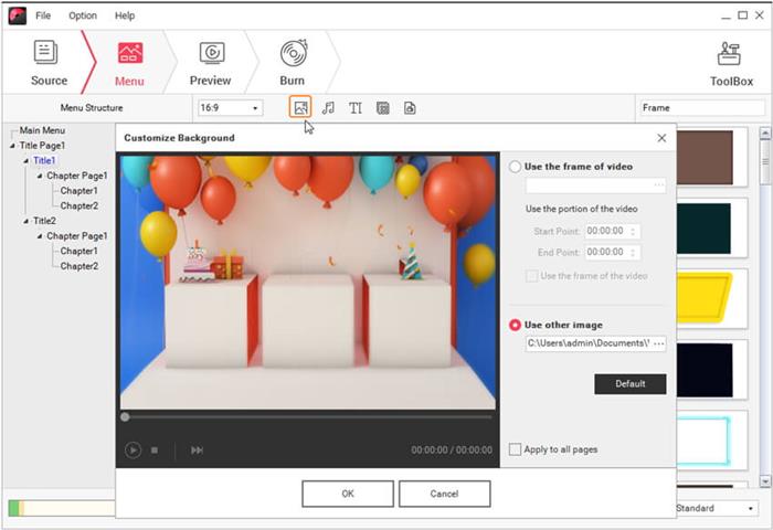 Wondershare DVD Creator Edit Videos