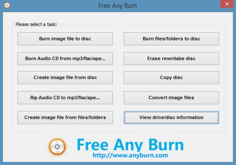 Free Anyburn DVD Burner