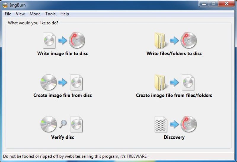 Imgburn DVD Burner Software