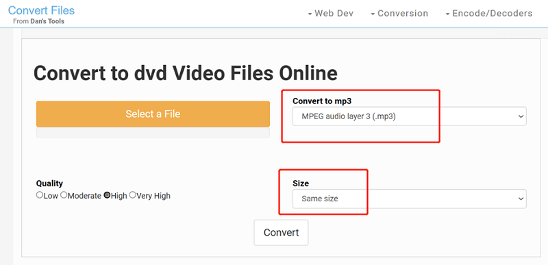 File Conversion Website