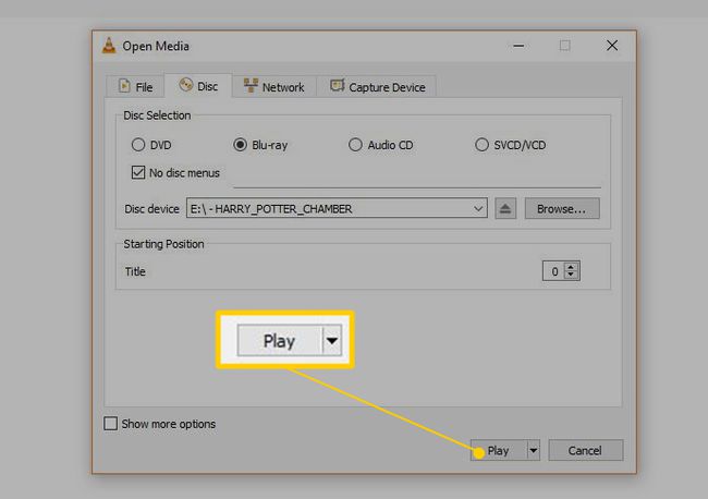 VLC Open Disc