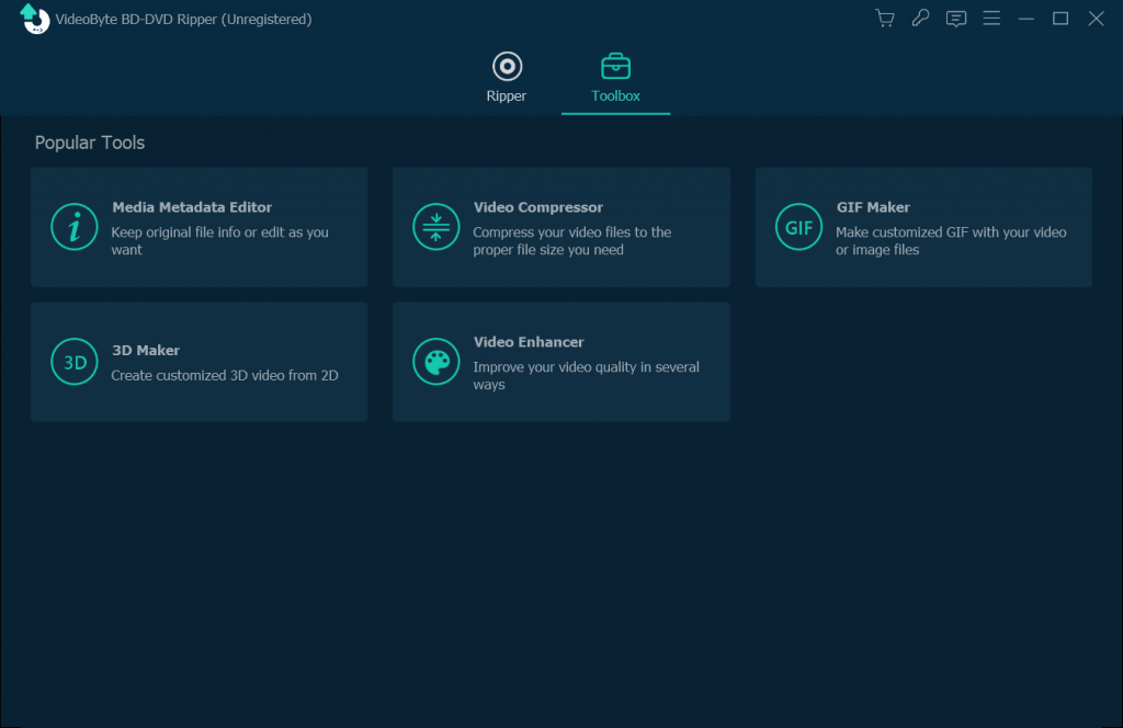 Toolbox Interface