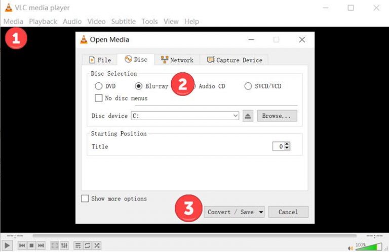 Convert Blu-ray to MKV for Free with VLC