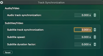 Subtitle Delay VLC Mac