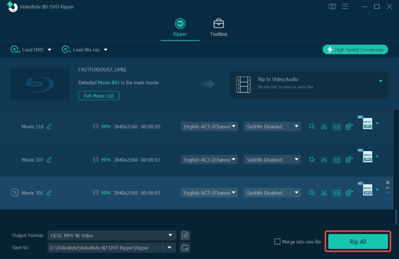 VideoByte BD-DVD Ripper
