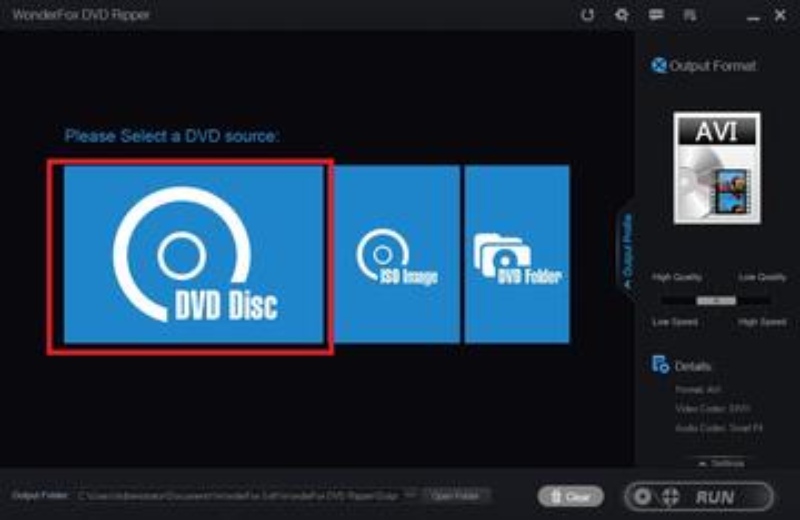 Load WonderFox DVD Ripper Pro